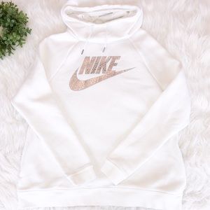 nike rose gold pullover
